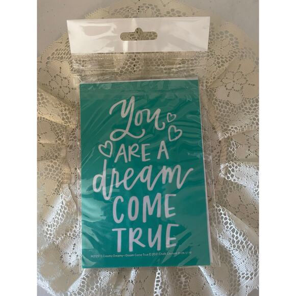 Chalk Couture 4 X 6   Reusable Transfer "‎ You Are A Dream Come True" - Picture 2 of 4